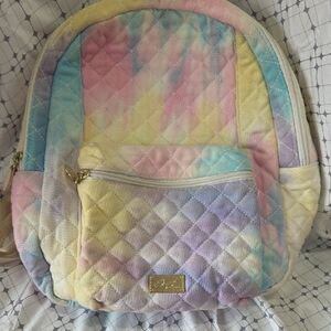 Betsey Johnson Pastel Tie-Dye Backpack